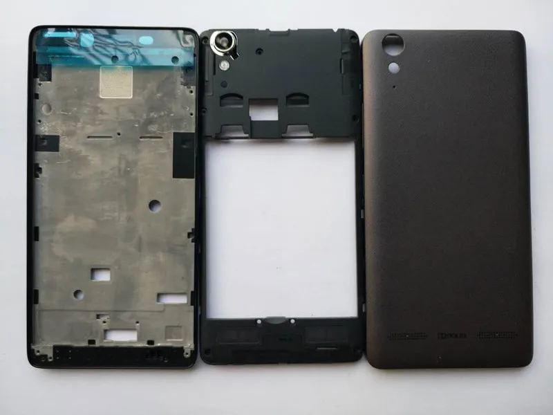 

New Front Frame Middle Frame Battery Door Back Cover Housing Case For Lenovo K3 A6010 With Speaker+Power Volume Buttons