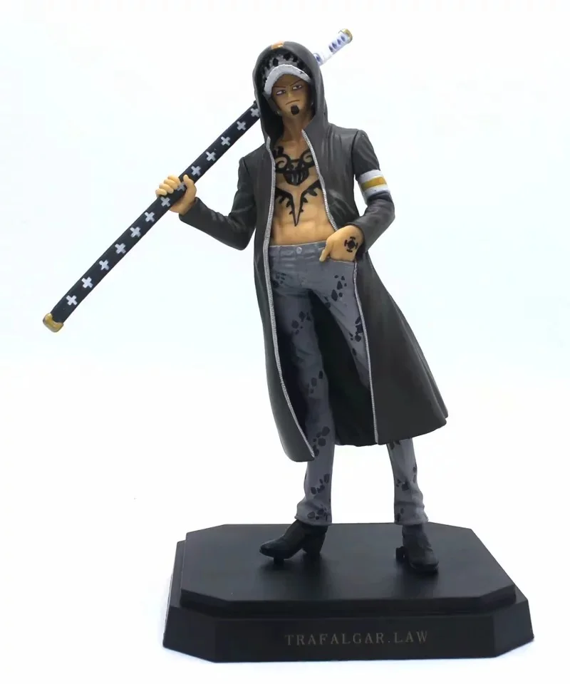 Anime One Piece Action Figure Dressrosa Monkey D Luffy Sword Fighter 