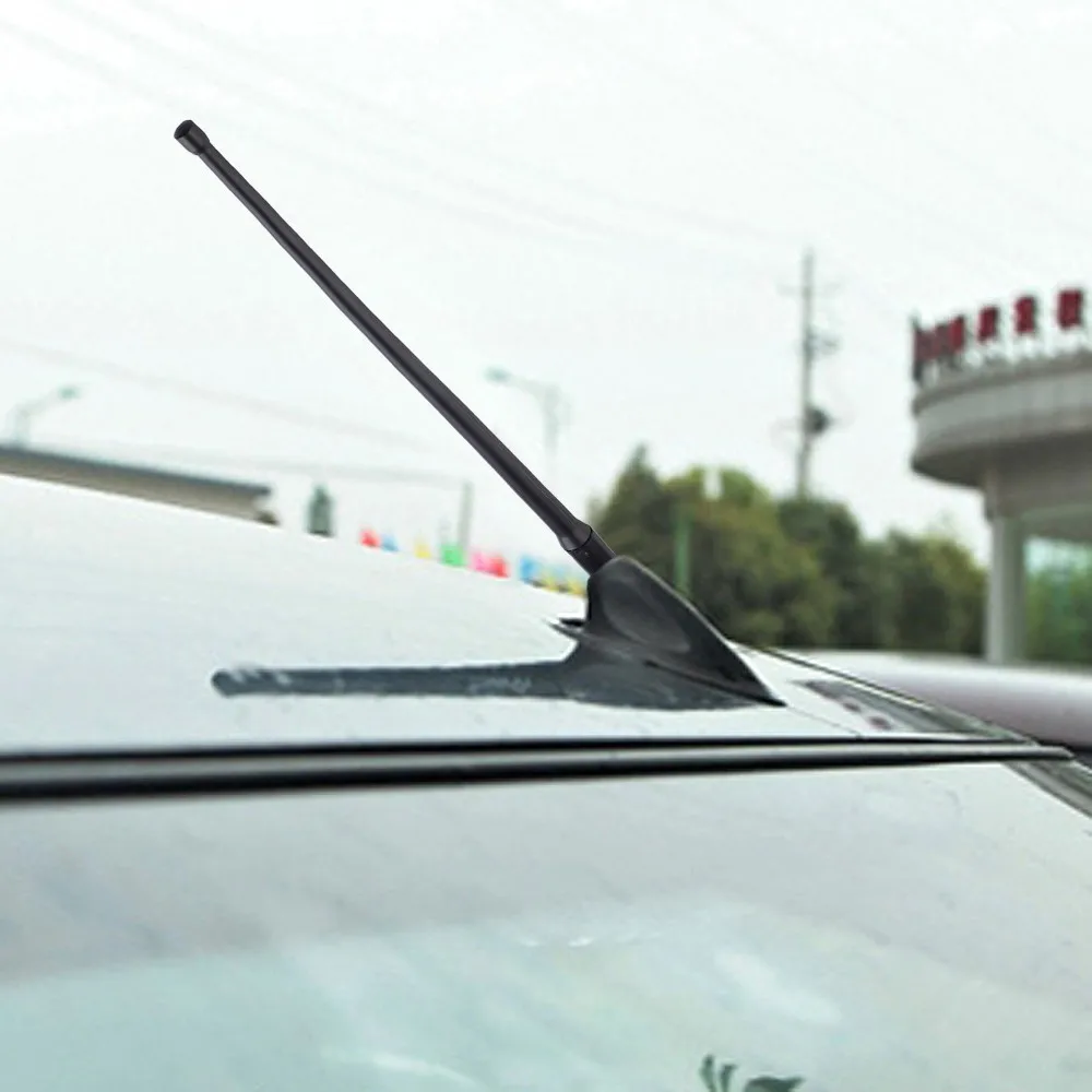 1PC 12V Car Aerials Custom Flexible Rubber Antenna Mast 35CM Antenna