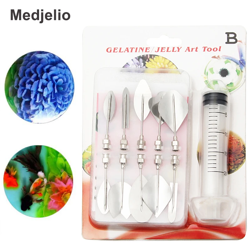 Buy Medjelio 11pcs/set Jelly Flower Art Tools DIY 3D Jello Gelatin Tools
