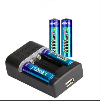 

4 pcs 1.5v AA rechargeable Li-polymer li-ion polymer lithium battery + Intelligent Fast Charger OWN IT AND SAVE YOUR MONEY/TIME