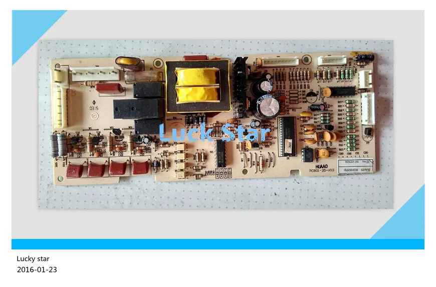 95% новая для Rongsheng холодильник компьютерная плата, монтажная плата PCB01-35-V04 BDG23-101 доска хорошая работа