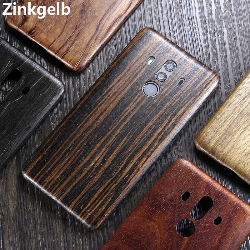 

For Huawei Mate 10 Pro Cover Case Luxury Slim Ultra Thin Hard Natural Wooden Shockproof Armor Phone Case For Mate 10 Back Cover