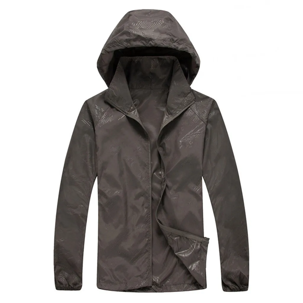 Dark Gray Дышащая футболка для рыбалки, переносная, UPF 50+, Солнцезащитная рубашка с кепкой для мужчин, женщин, мальчиков, детей, цена, разные цвета - Цвет: Dark Gray