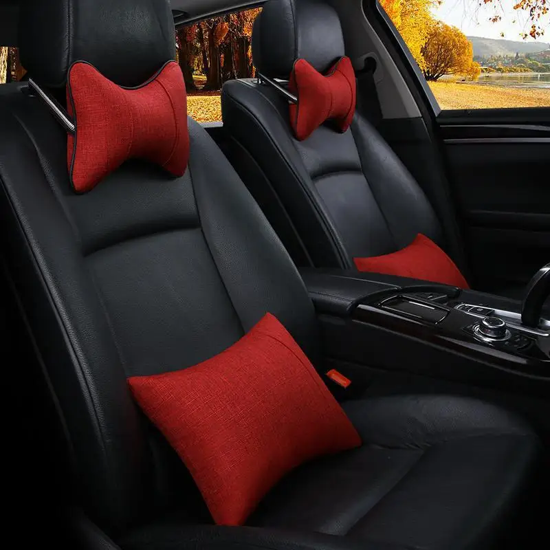 Dragonpad, 2 шт., автомобильное сиденье, подушка для шеи, для отдыха, дышащая, удобная, Автомобильная подушка для поддержки головы, для защиты шеи, автомобильные аксессуары