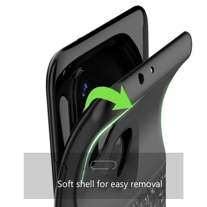 Neng New battery charger case For Redmi Note 7 Pro External charger Cover Backup power bank Charging case Capa For Redmi Note 7