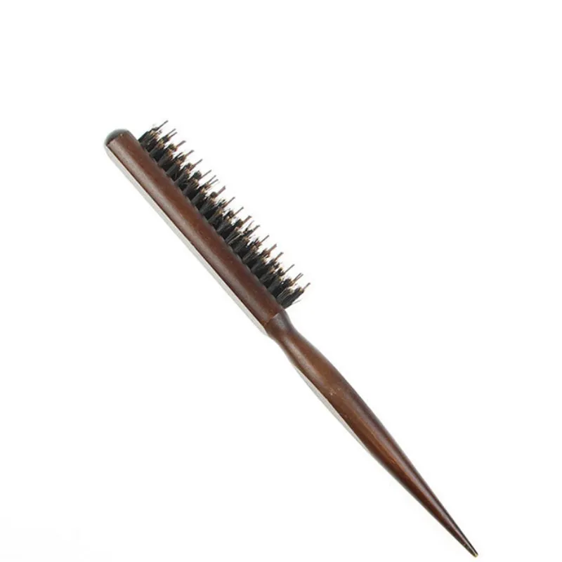 

1Pc Hair Styling Dye Hair Brush Perm Barber Coloring Tail DIY Combs Hairdressing Styling Tools Salon Pure Bristle Hot
