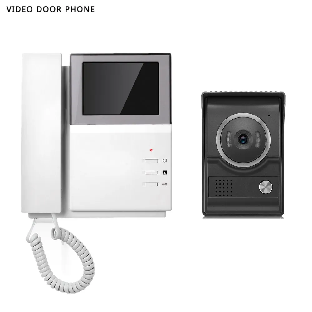 Home Security video intercom system 4.3''tft lcd handset screen one ...