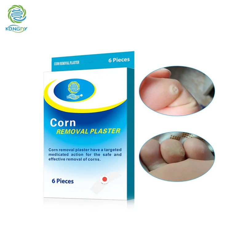 KONGDY Family Use 24 Pieces 4 Boxes Foot Corn Remover Useful Foot Callus Remover Cure Callus