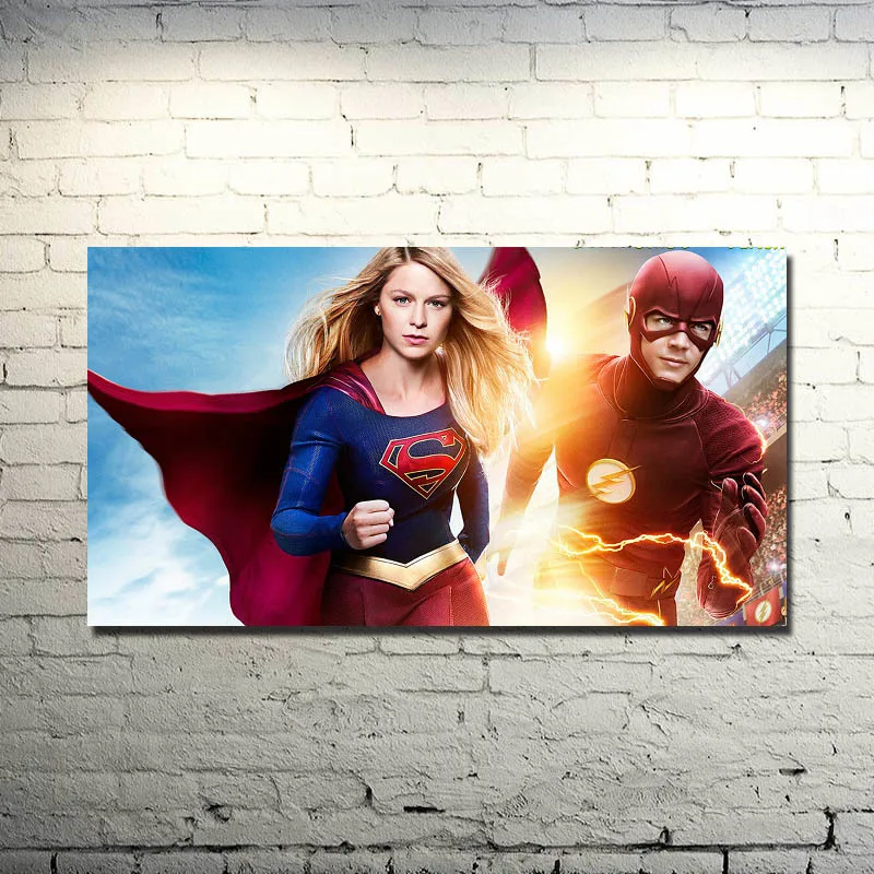 

Supergirl TV Series Silk Poster Superheroes Print 13x24 20x36 inch Melissa Benoist 009
