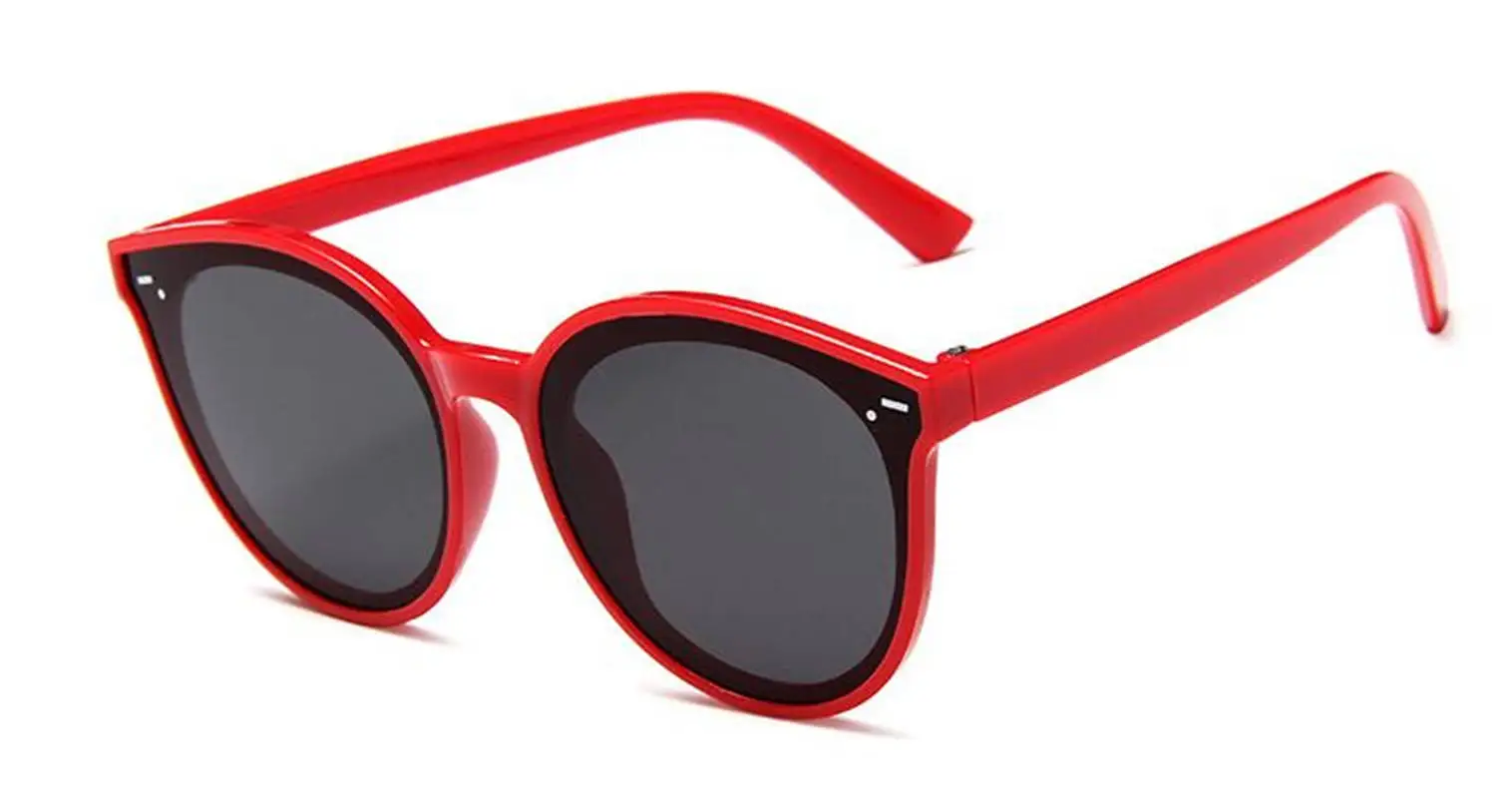 Новые корейские модные детские солнцезащитные очки для мальчиков и девочек, цветные солнцезащитные очки mercury, популярные индивидуальные очки для родителей и детей - Цвет линз: 2