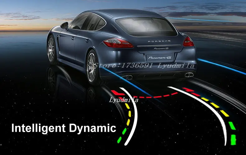 Автомобиль траектории сзади Камера для BMW 5 F10 F11/GT F07 2014 2015/обратный резервный Камера с интеллектуальным динамический Парковка линии