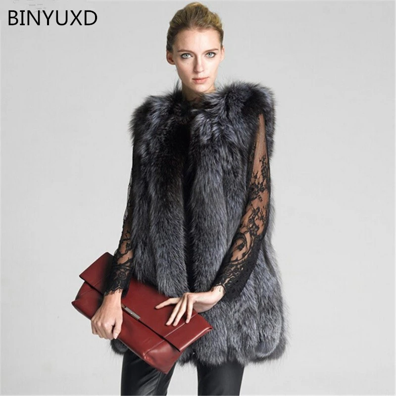 Fur vests on sale Clearance