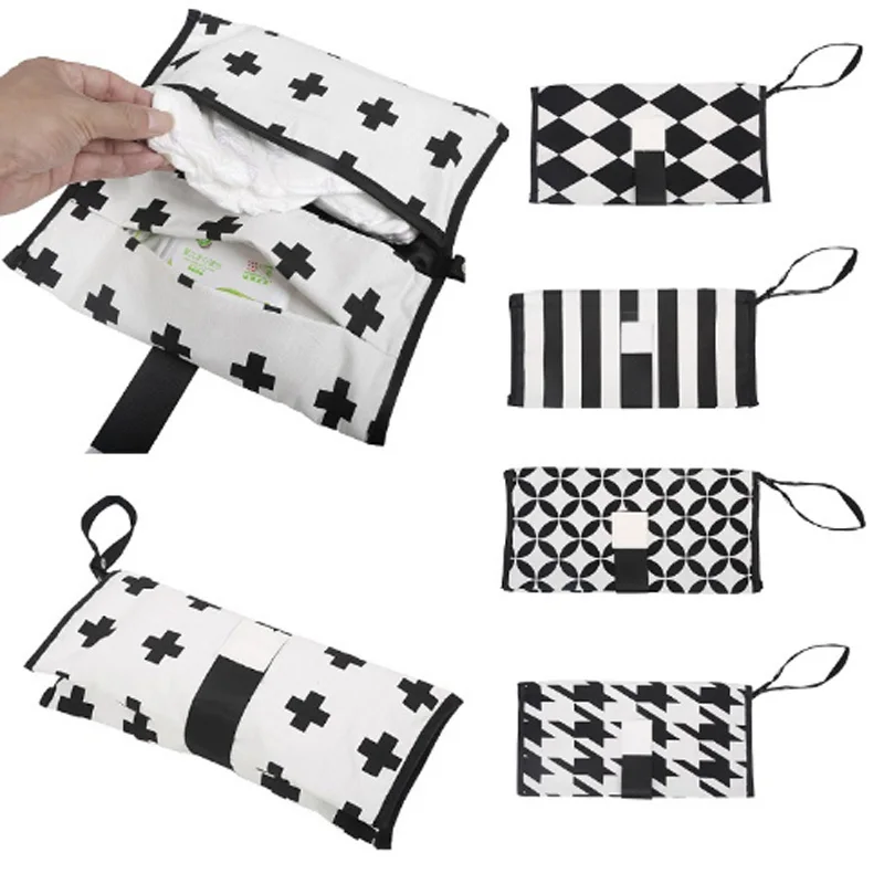 

New Cloth Diaper Wet/Dry Bags Organizer Waterproof Reusable Diaper Bag Stroller Accessories Travel Nappy Bag