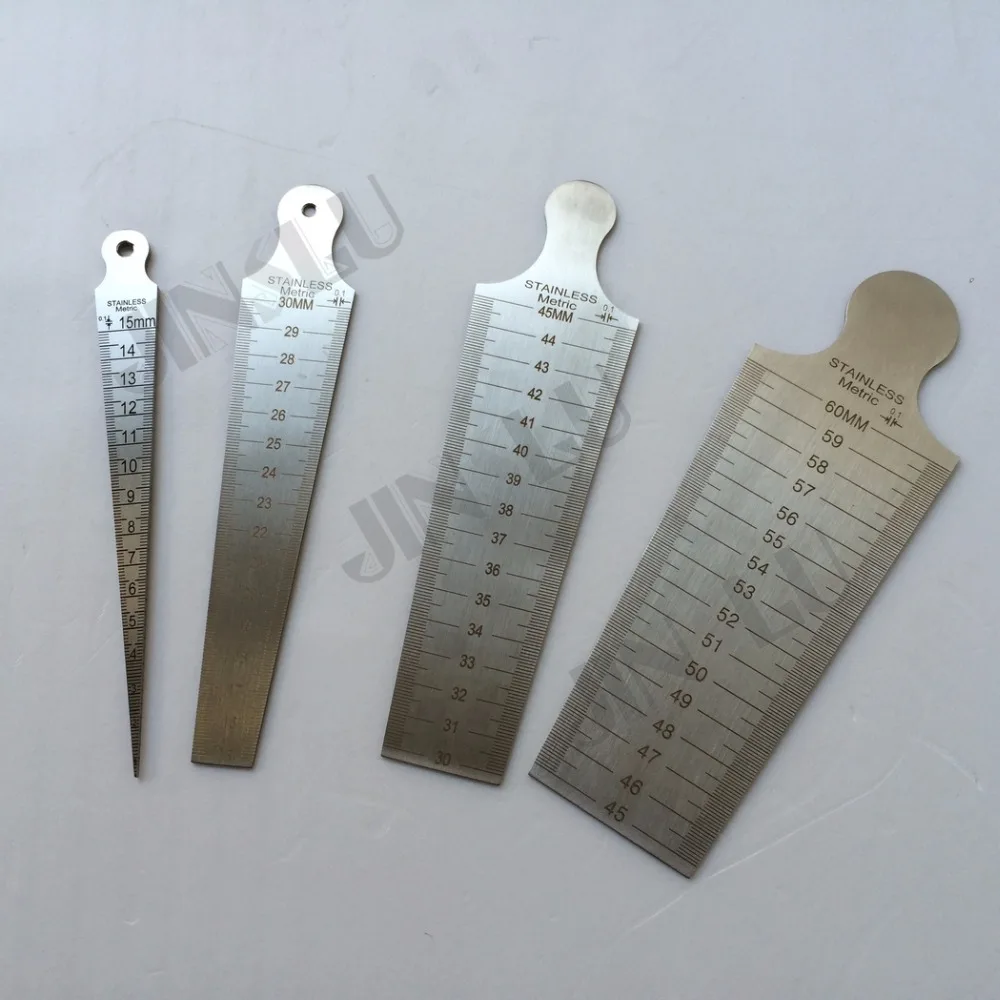 

Welding Measure Tools Tapered Scale Gauge in Set (0-15mm 15-30mm 30-45mm 45-60mm)