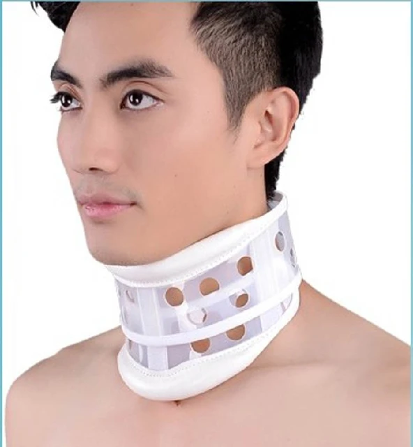 Adjustable Neck Collar: Cervical Disc Herniation Fixed Brace for Torticollis Correction, Breathable for Summer