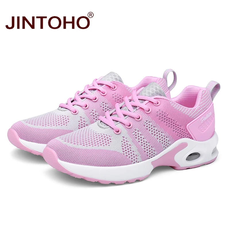 JINTOHO Брендовые женские спортивные кроссовки дышащие уличные для женщин