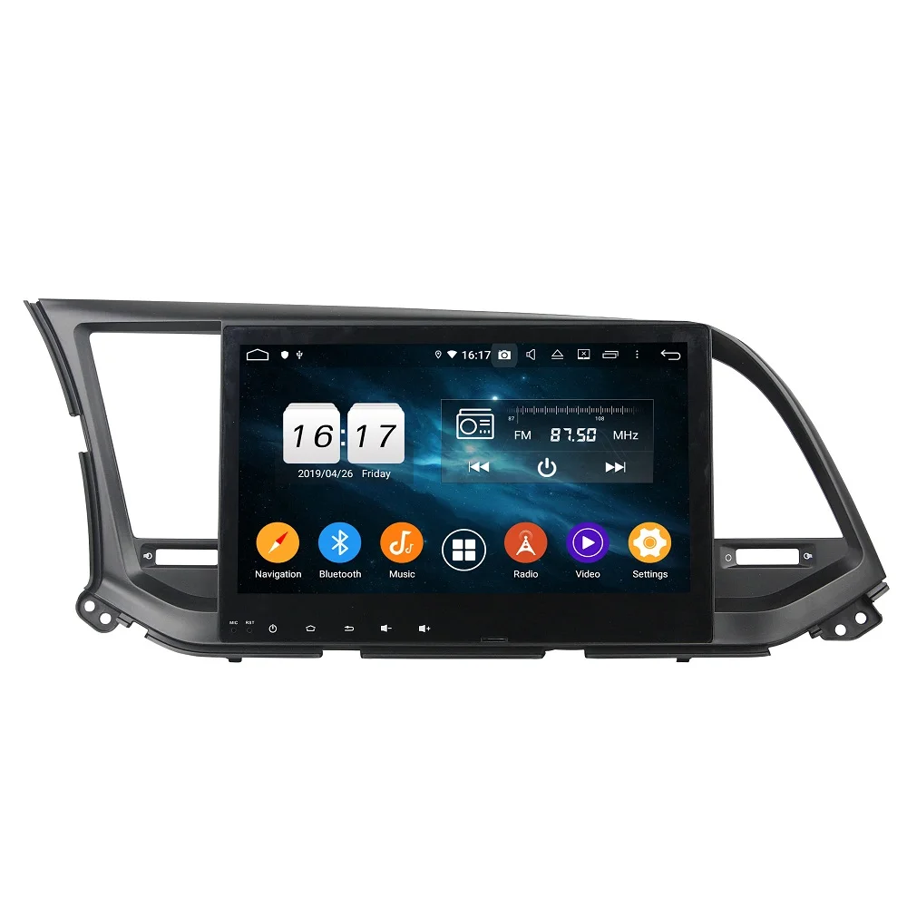 Sale DSP 4GB RAM Octa Core 10.1" Android 9.0 Car Audio dvd Player for Hyundai Elantra 2016 RDS Radio GPS Bluetooth 4.2 WIFI 0