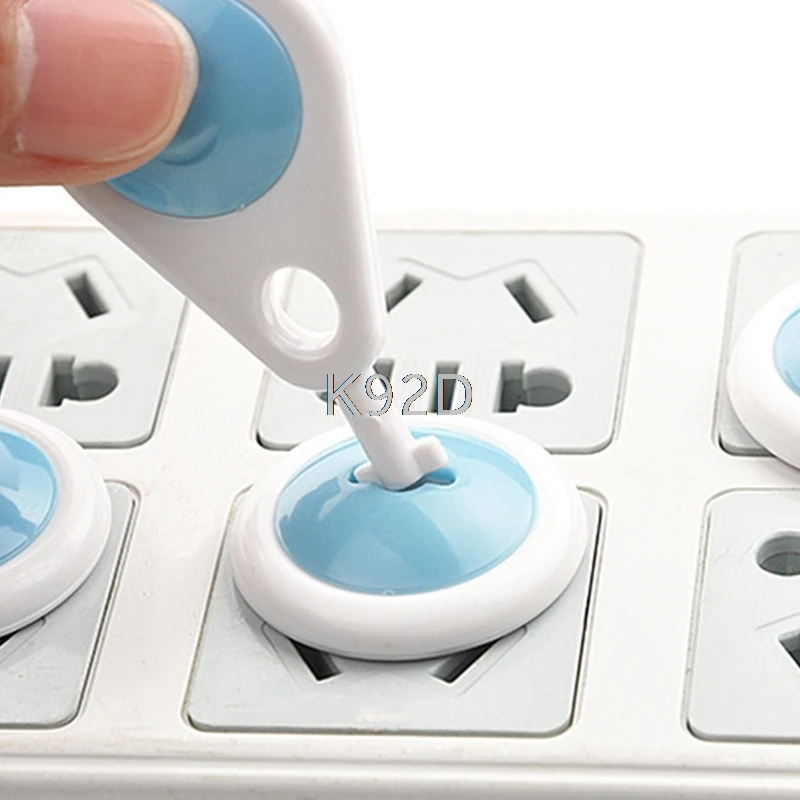 Safety Power Electric Outlet 2 Plug Baby Child Infant Kids Plug Covers 6PCS/SET J08in