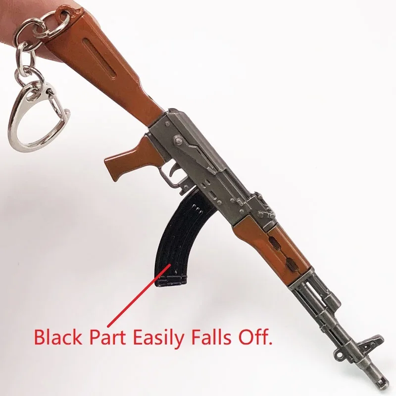 12 см pubg 7 62 мм Оружие Винтовка AKM брелок на ключи с подвеской в виде AK 47 игрушки