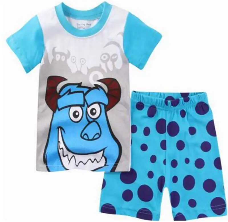 Пижамы для мальчиков и девочек; Детская летняя одежда; детские пижамы с Бэтменом; футболки+ шорты; одежда для сна для мальчиков и девочек; Детские пижамные комплекты