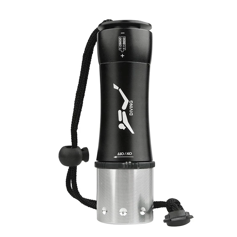 

2000LM XML T6 Bright Diving Light Magnetic Control Switch Waterproof Handhold LED Diving Flashlight 3 Modes Scuba Flashlights