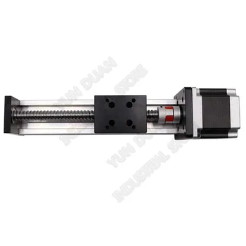 

200MM Stroke Slide Table Rail Sliding Linear Stage Ball Screw Rod Guide Platform with NEMA23 57MM 1.2Nm Stepper Motor Kits CNC