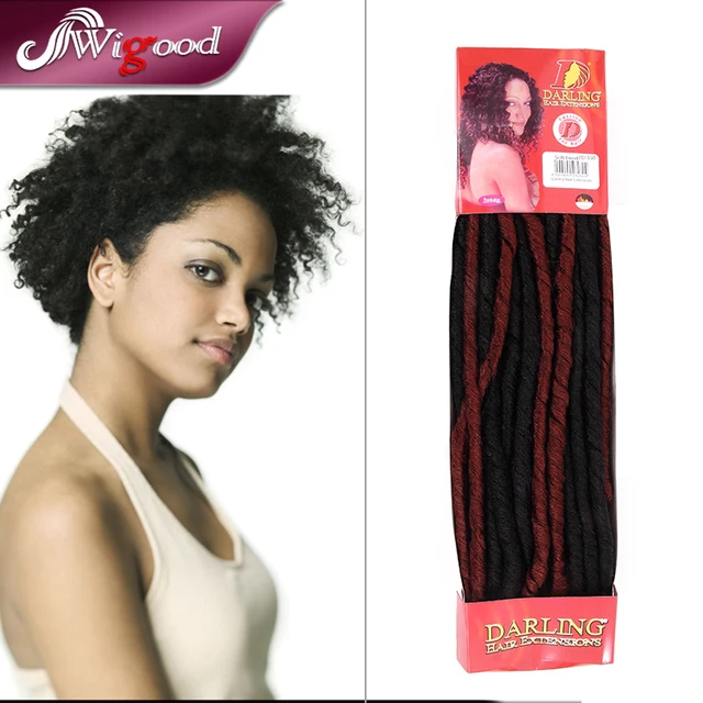 Darling Soft Dread Lock Synthetic Hair Extensions 30" 15bundles per pack140g Kanekalon Twist