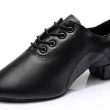 Новинка, современные мужские туфли для бальных танцев, латинских танцев, танго, мужские туфли для сальсы на каблуке, танцевальные туфли