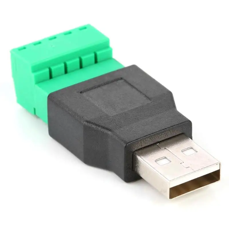 USB2.0 штекерным 5pin винтовой клеммный разъем Apdater с щит разъем