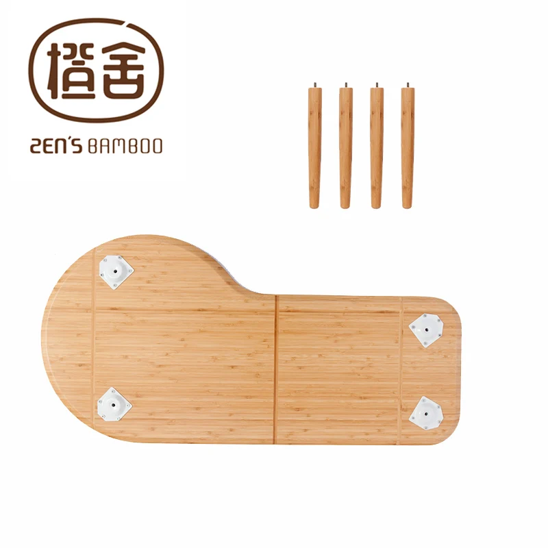 ZEN'S BAMBOO Coffee Table Assembly Tea Table Modern Simple Design Stool Table Living Room Balcony Outdoor Tatami Home Furniture