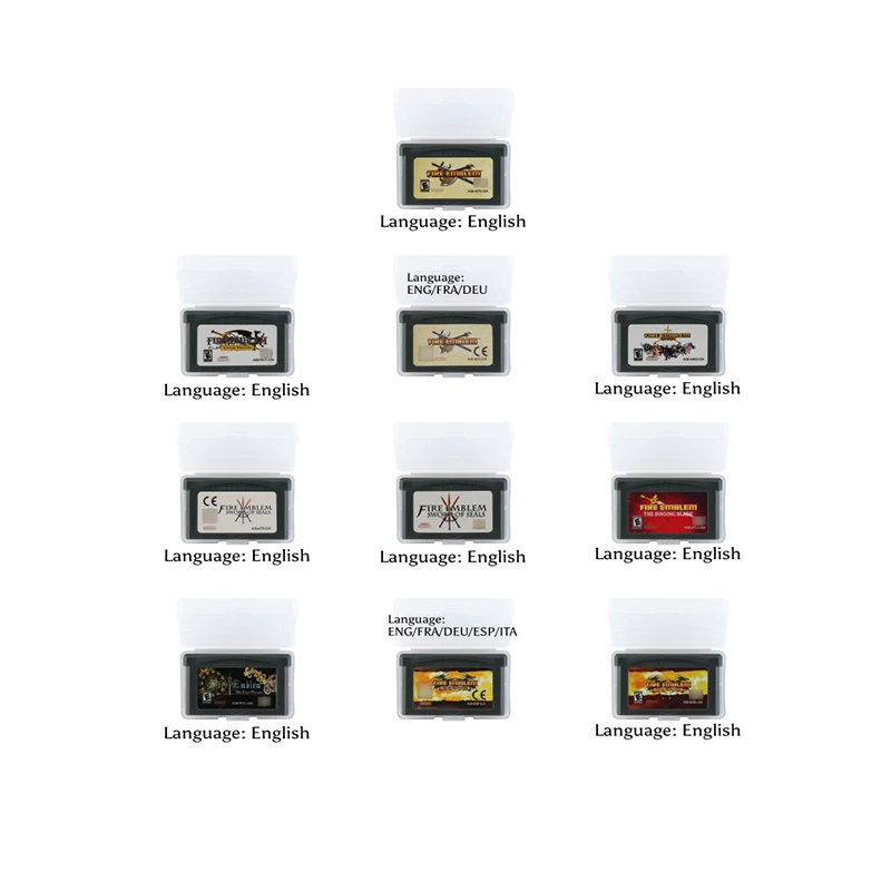 

32 Bit Video Game Cartridge Console Card Fire Emblem Series US/EU Version