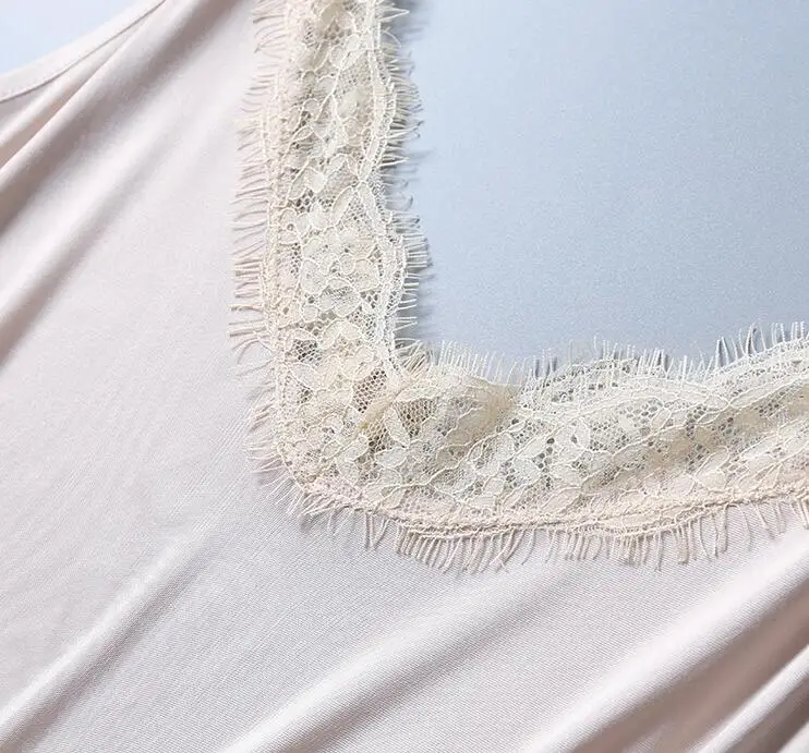 100% Silk Knit Stretchy Lace Full Slip Sleepwear Chemise Adjustable Strap SG328 100% Silk Knit Stretchy Lace Full Slip Sleepwear Chemise Adjustable Strap SG328