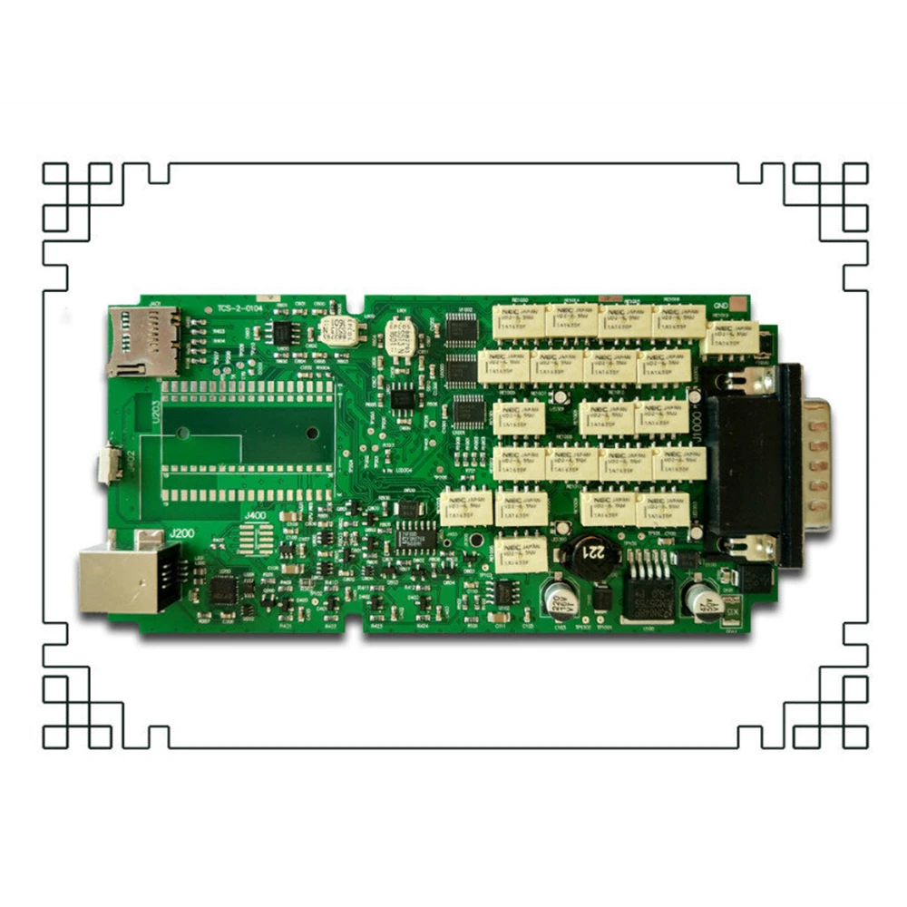 Один зеленый печатной платы. r3 с Keygen multi автомобиля Diag МВД VD TCS CDP PRO с Bluetooth CDP для автомобилей+ общие 3 in1