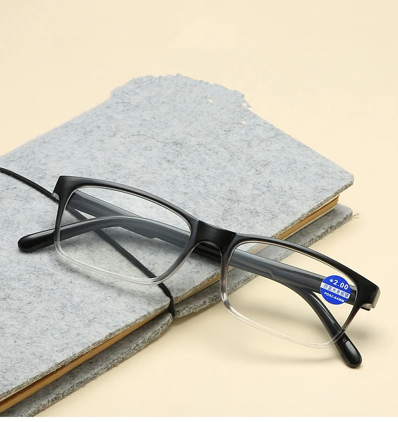 Oulylan Women Vintage Reading Glasses Rectangle Reader Fashion Eyeglasses Men Anti-blue light prescription Hyperopia Glasses