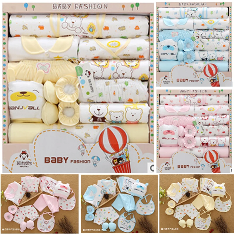 

18PCS/Gift /Set  New Style Baby Cotton Clothing Set /Newborn Hot Sales Gift /Infant Cute Clothes /  Free Shipping