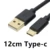 FFFAS 12 см короткий кабель type-c позолоченный 2A Быстрая зарядка данных Тип C зарядное устройство power Bank провод для power Bank Мобильный телефон наушники - изображение