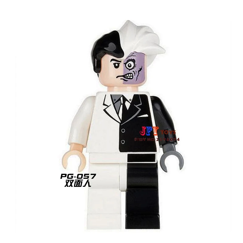

Single Sale superhero marvel Classic Two Face building blocks model bricks toys for children brinquedos menino