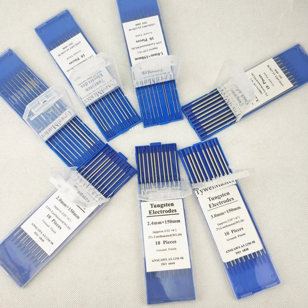 

Professional Tungsten Electrodes WL20 Welding Electrodes 1.0 1.6 2.0 2.4 3.0 3.2 4.0mm Tig Rods