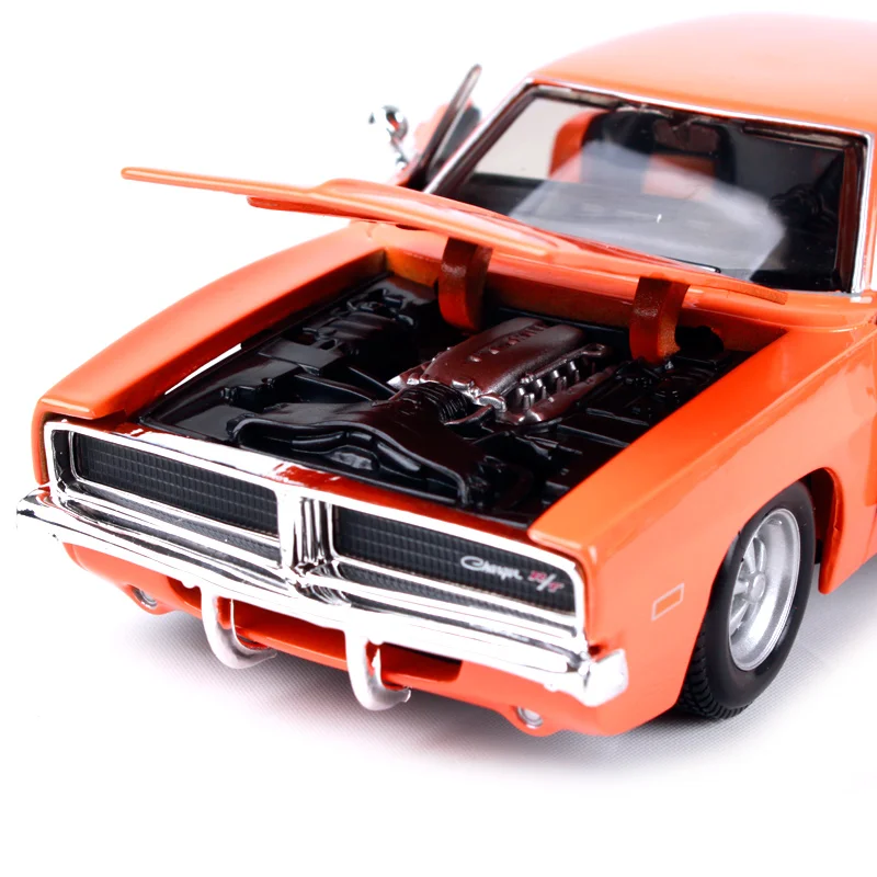 1:25 Harley 1969 DODGE зарядное устройство R/T современные мускулы с использованием автомобилей Старый автомобиль литья под давлением модель автомобиля игрушка в коробке