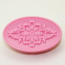 Best Price Simple Pattern Oval soap Mould Resin Craft Art Making Tool Cake Handmade Soap silicone Mold