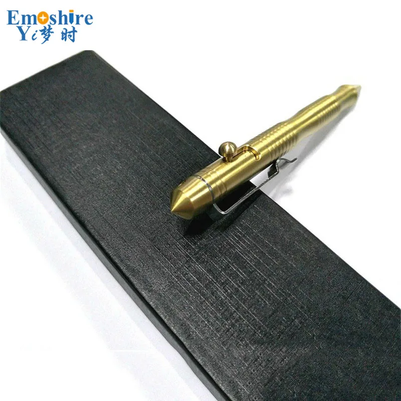 Emoshire Handmade stone bronze pen signature pen personality brass pen metal neutral pen custom couple student gift gift (13)