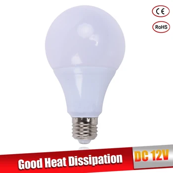

LED bulb lamps E27 DC 12V LED lights Lampada LED Smart IC Real Power Led Spotlight bombillas LED 3W 5W 7W 9W 12W 15W white