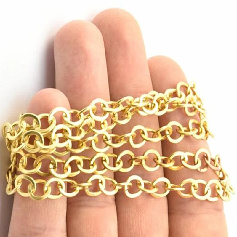 Сырые латунные Цепи (безопасные для никеля свинца) Bs 1001.Or9255.Bs1004. | Украшения и