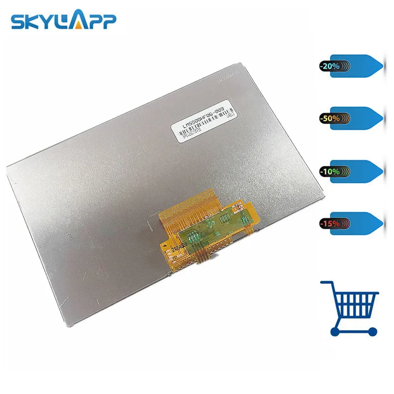 

Skylarpu 5 inch For TomTom VIA 135 GPS LCD display screen with touch screen digitizer panel Free shipping