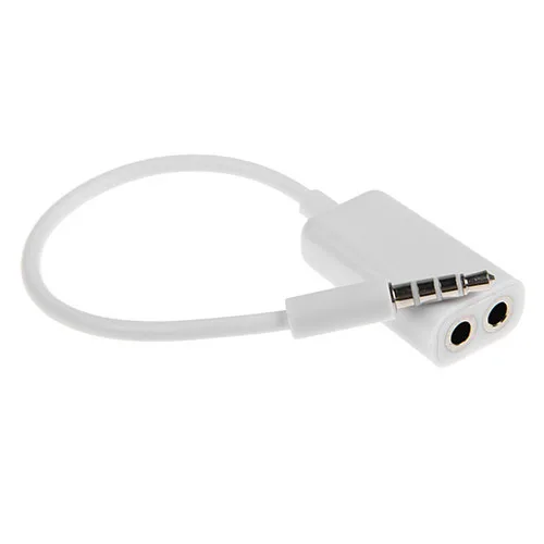 

3.5mm 1 Male To 2 Female Audio Headphone Splitter Cable Adapter For iPhone MP3 7BC8