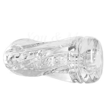 Transparent Super Soft Vaginal Tight Pussy Anal Sex Oral Sex Toys Sex Product for Men Penis Trainer Sex Machine Male Masturbator 2