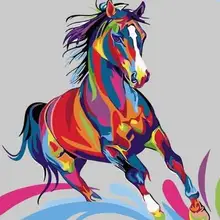 8587 Macaw rainfлес птица-краска комплекты номеров для взрослых DIY