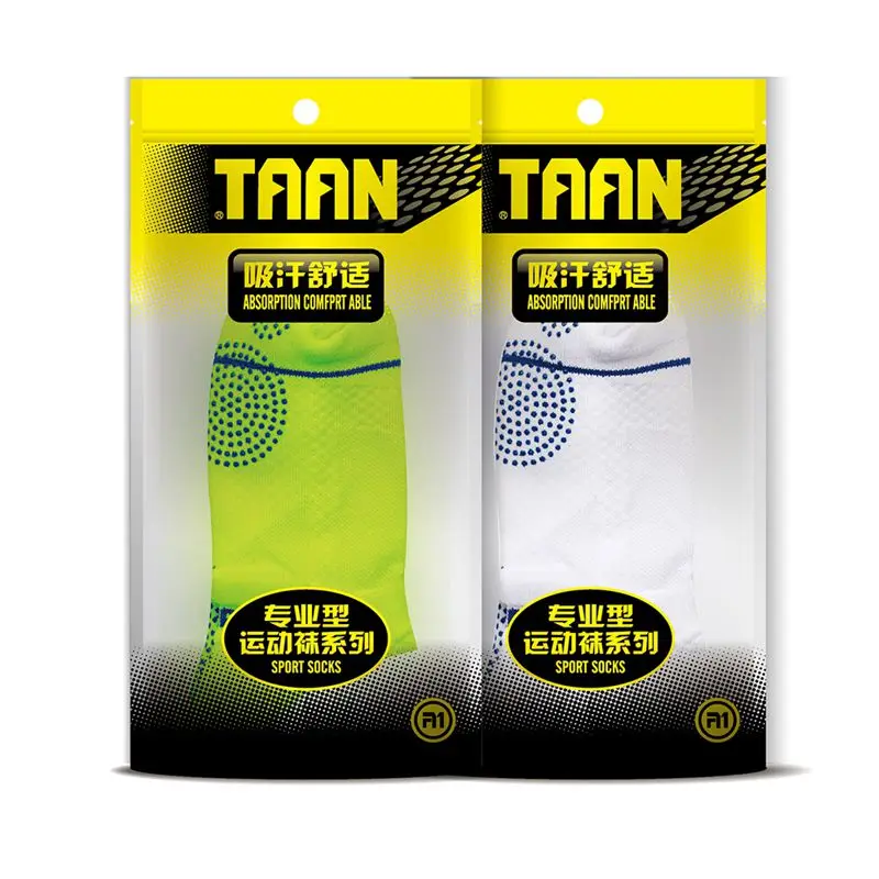 1 пара TAAN Anti-sthking мужские спортивные носки для бадминтона и настольного тенниса Антибактериальная ткань Мужские дышащие T-347