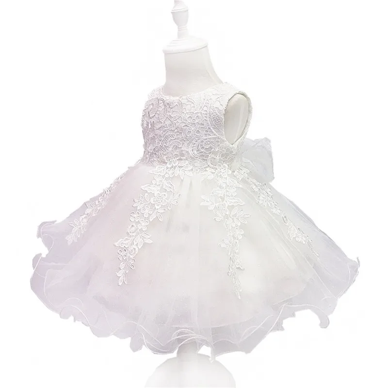Платье для маленьких девочек Детские вечерние платье для принцессы на день рождения Infantil Крестильная одежда для новорожденных Vestidos Sukienki Bautizo